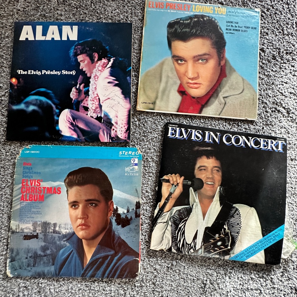 Elvis Presley Vinyl Record Collection